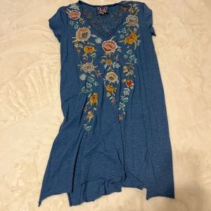 Johnny Was embroidered dress